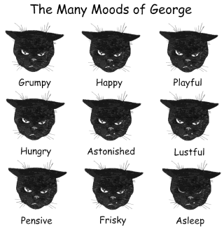 Illo: The Many Moods of George