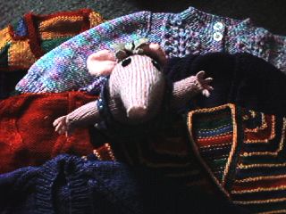 A knitted Clanger