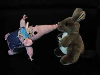 A Clanger and a kangaroo