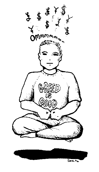 Martin meditating