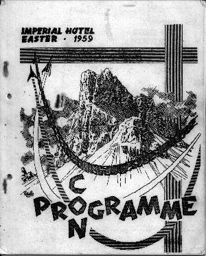 Eastercon 1959 Programme Book cover